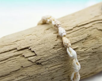 Handmade Conch Shell Bracelet | Shell Jewellery | Jewellery Gift | Silver-Plated | Holiday Jewellery | Birthday Gift | Beach Wedding |