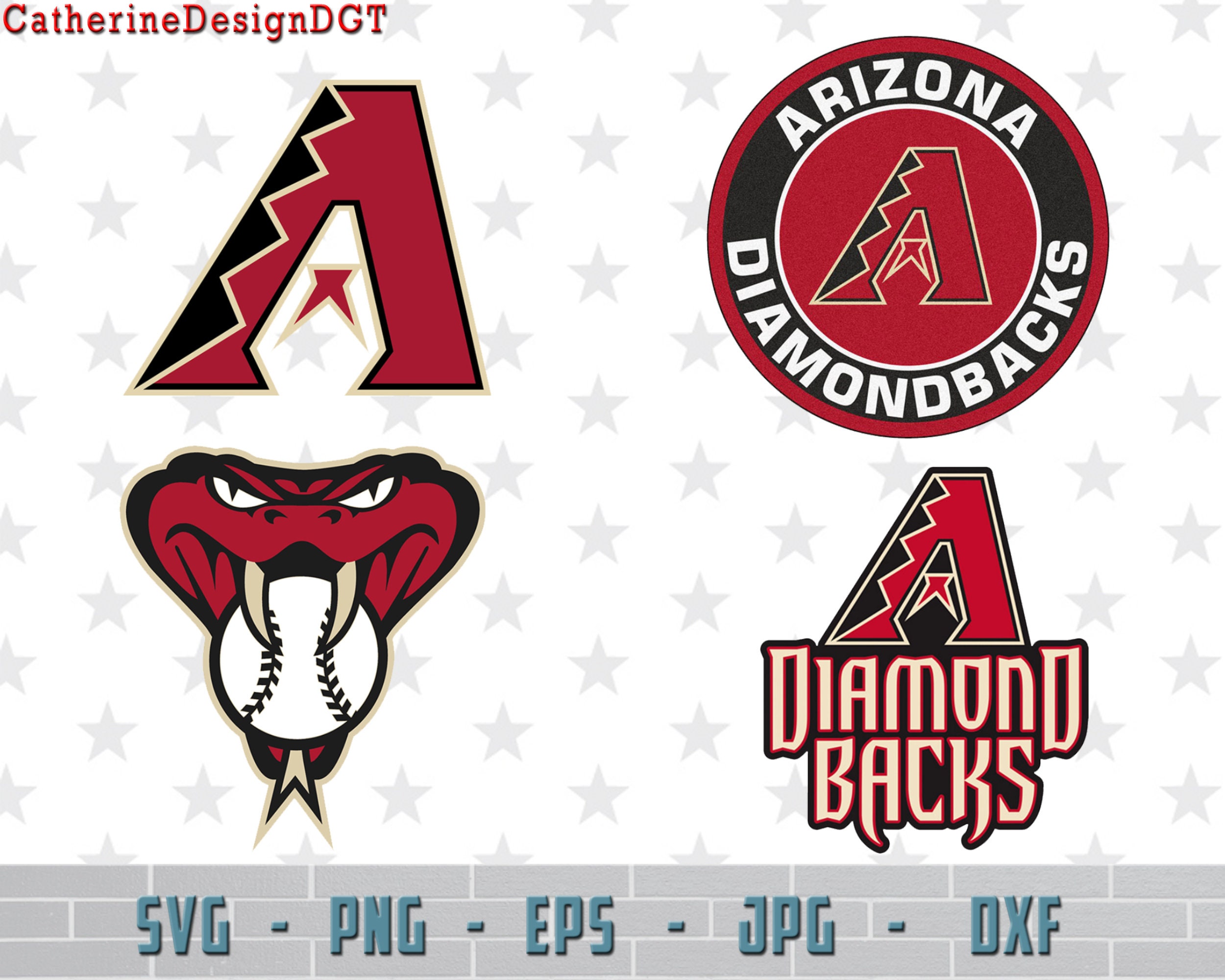 Arizona Diamondbacks Baseball Team Logo Arizona Diamondbacks Etsy