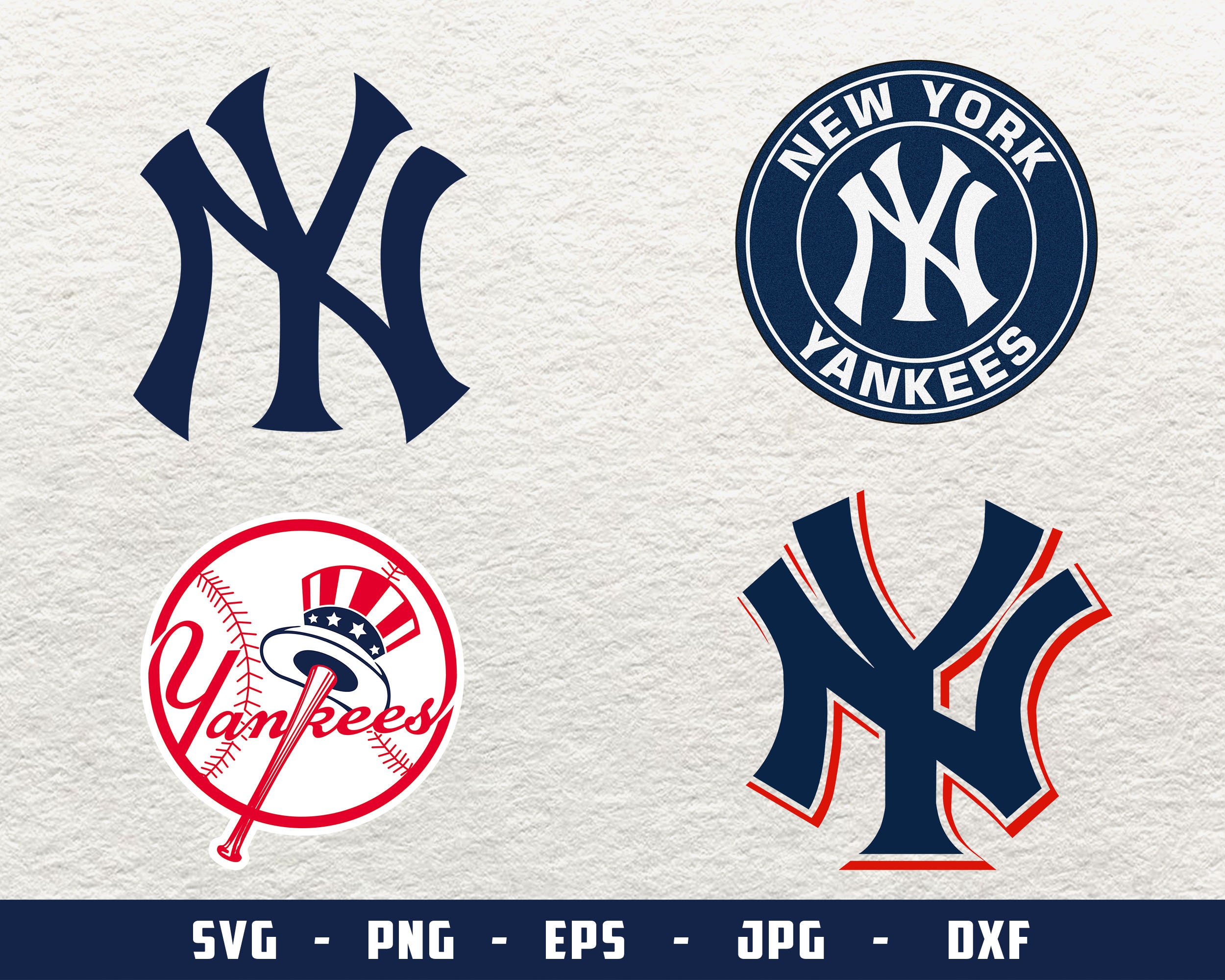MLB New York Yankees Baseball Team Logo New York Yankees | Etsy