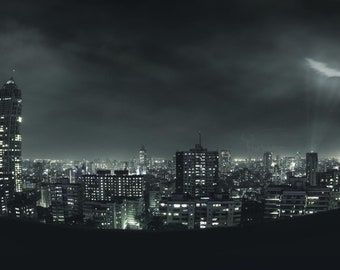 Gotham City Backdrop Etsy