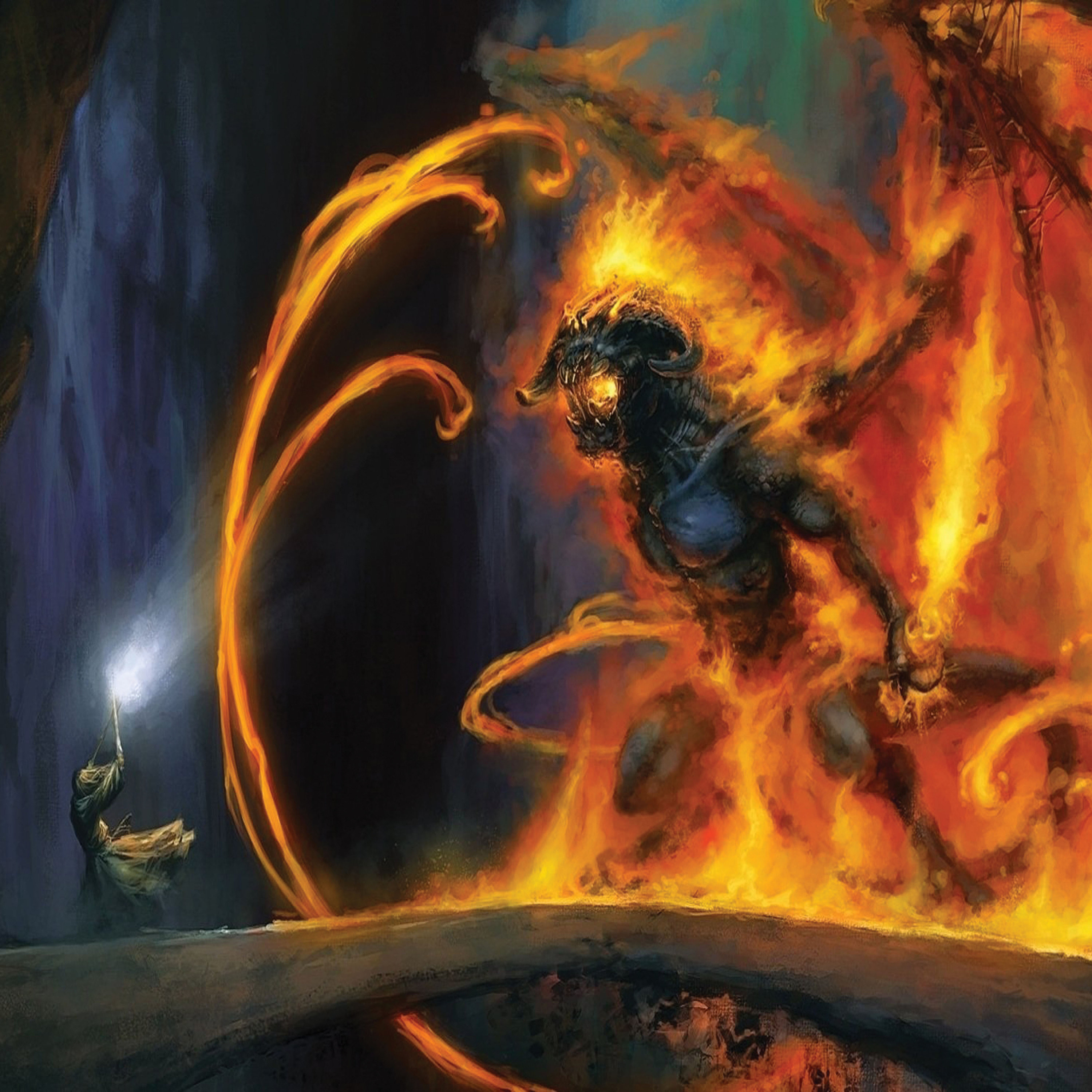 1/6th Scale Lord of the Rings Moria Gandalf VS Balrog Ikea Detolf