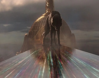 1/6th Scale Thor Asgard Rainbow Bridge Fenris Wolf Ikea Detolf