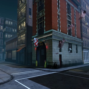 1/6th Scale Ghostbusters Headquarters NYC Ikea Detolf 15x15 Diorama Backdrop