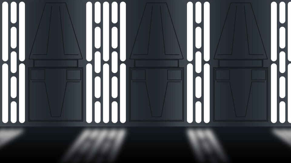 1/6th Scale STAR WARS Death Star Interior Panels Ikea DETOLF Etsy