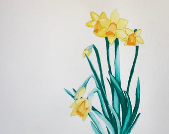 Original Painting: Daffodils 01/21