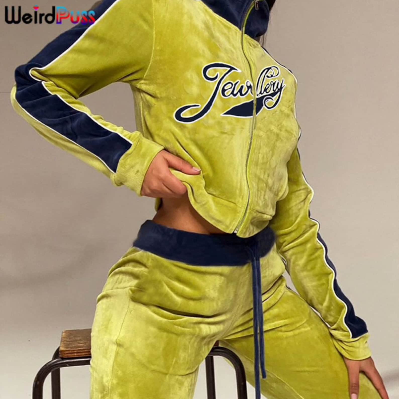 Womens Y2K Tracksuit Etsy