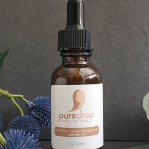 Tamanu Carrier Oil - Virgin (Madagascar) 100% pure in 1oz glass dropper