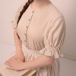 Snapdragon Blouse | EU 34-46 | PDF Sewing pattern | Instant download A4, US Letter, A0 pattern | 3 versions statement sleeve shirt afbeelding 15