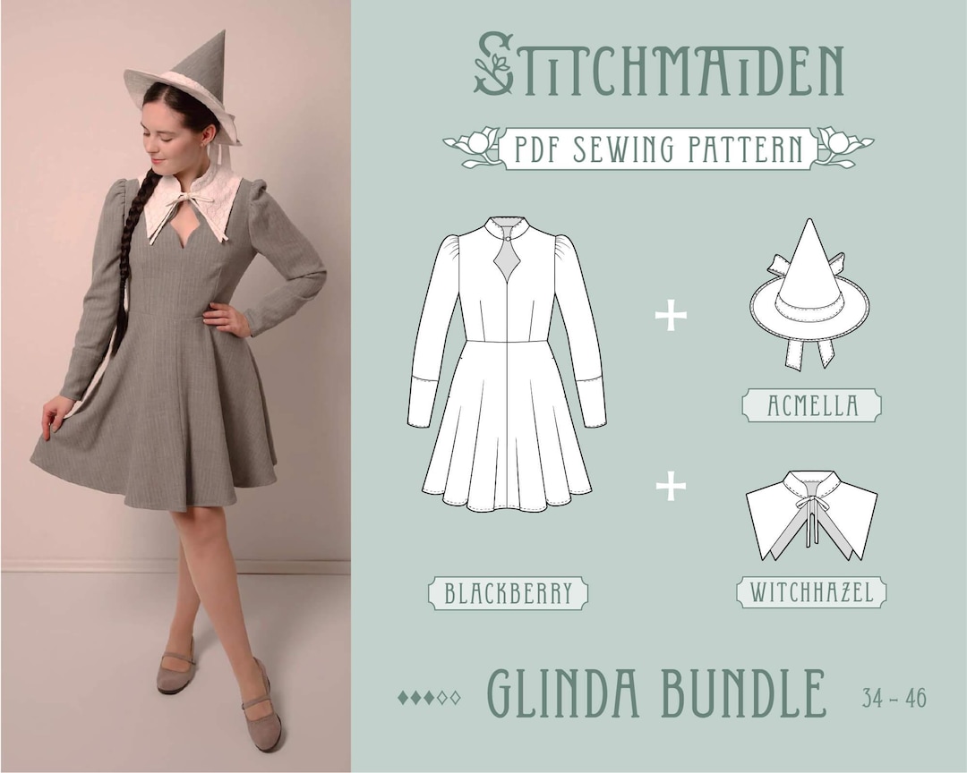 glinda popular dress pattern Glinda's Bubble Dress - Costume PATTERN