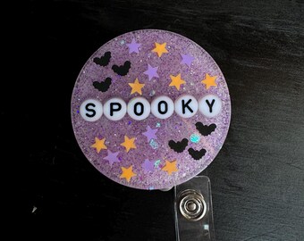 Spooky Bat Badge Reel