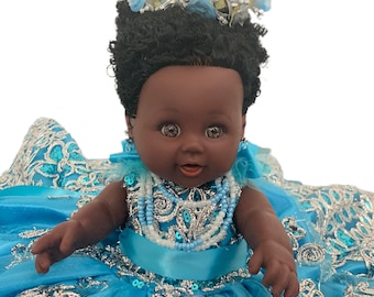 Doll for Yemaya Ashaba/Olokun/Ochosi Doll/ Yemaya Doll /Altar/Orisha Doll/Spiritual Doll