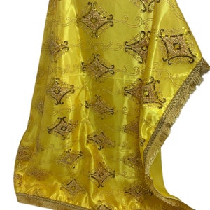 Tablecloth for-Oshun Altar- Oshun Altar Tablecloth