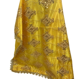 Oshun Altar Tablecloth- Oshun Altar Tablecloth