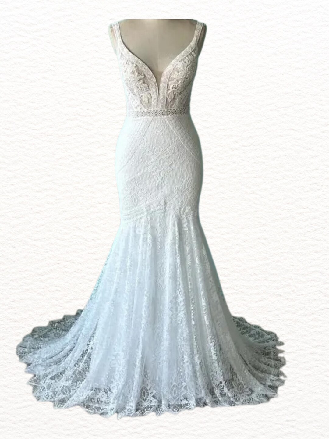 stretch lace midi dress Ruched Stretch-Lace Midi Dress main image 1