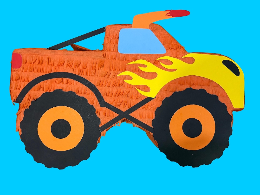 Handmade Bull Monster Truck Pinata - Etsy