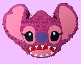 Handmade Pink Stitch Pinata