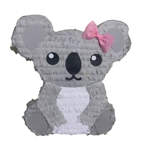 Handmade Cute Koala Pinata With Bow - Etsy