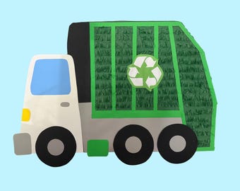 Handmade Garbage Truck Pinata