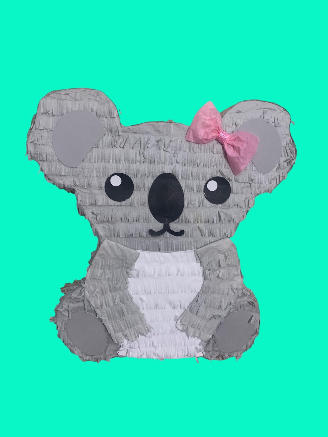Handmade Cute Koala Pinata With Bow - Etsy
