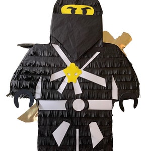 Handmade Black Ninja Pinata