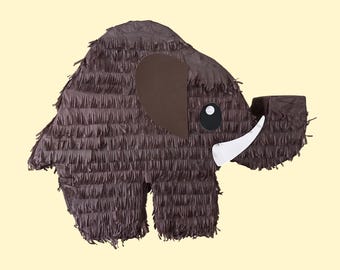 Handmade Cute Woolly Mammoth Pinata