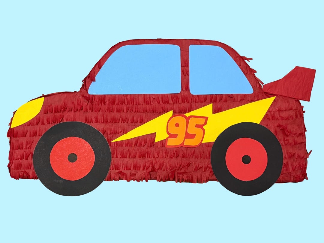 Handmade Racing Car Pinata - Etsy