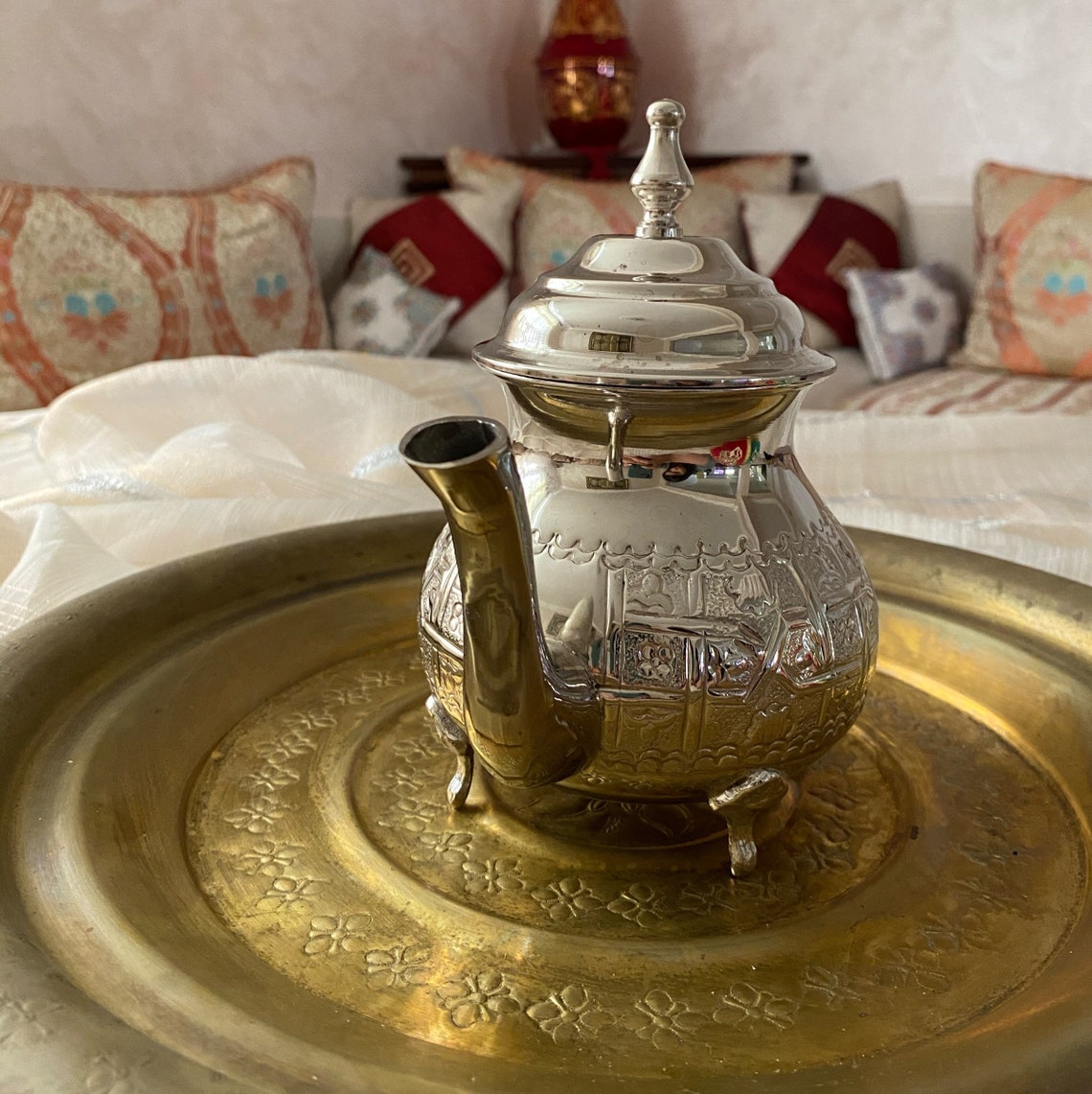 Traditional Handmade Moroccan Teapot Etsy