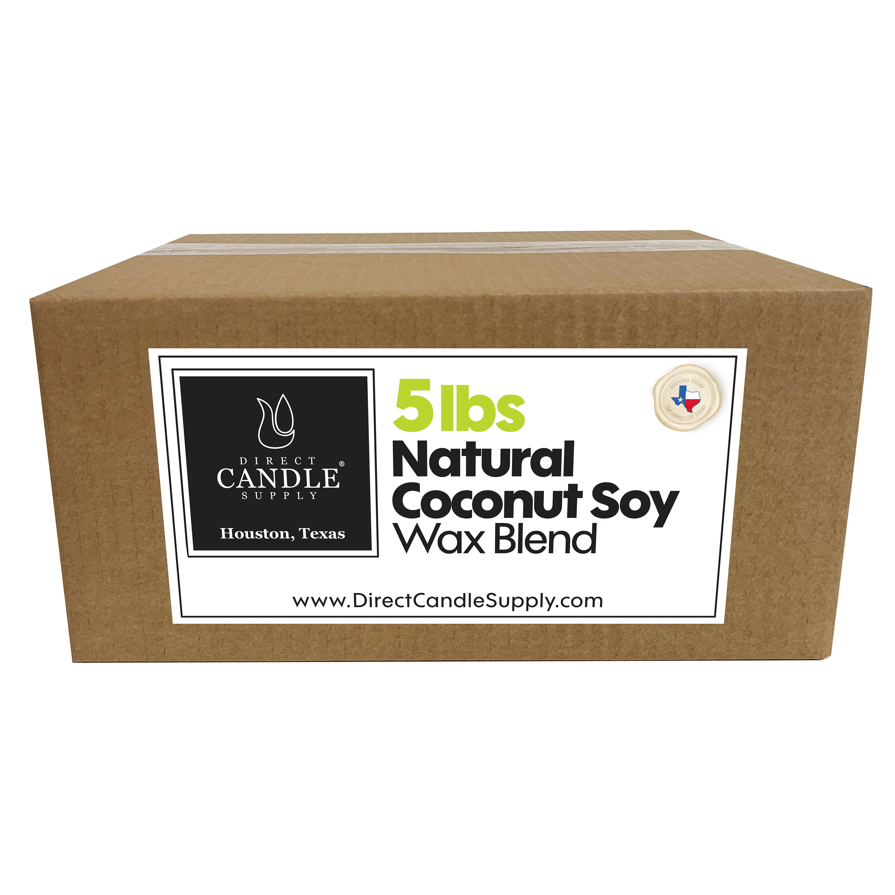 Coconut Soy Wax Blend: Creamy Candle Making Wax - High Fragrance Load