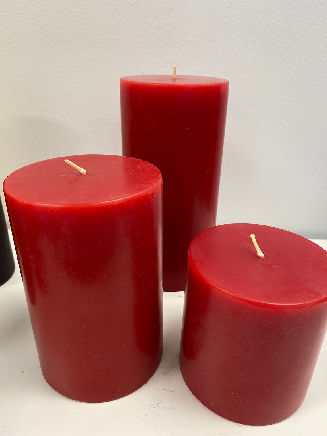 Hyoola Taper Candles - 4 Inch Ivory Dripless, Unscented