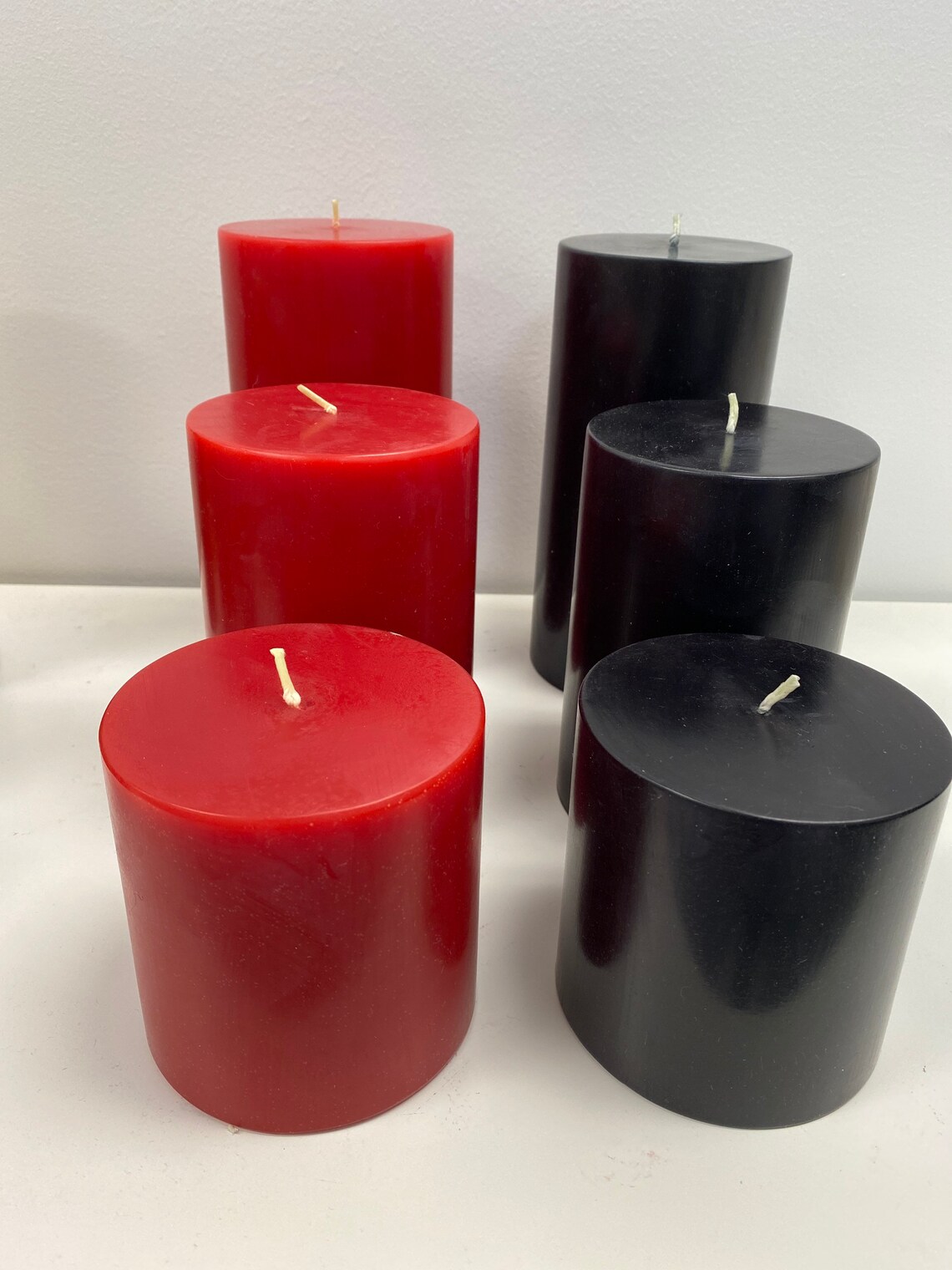 Hand Poured Giant Pillars Candles 4 Inch Diameter 4 Etsy