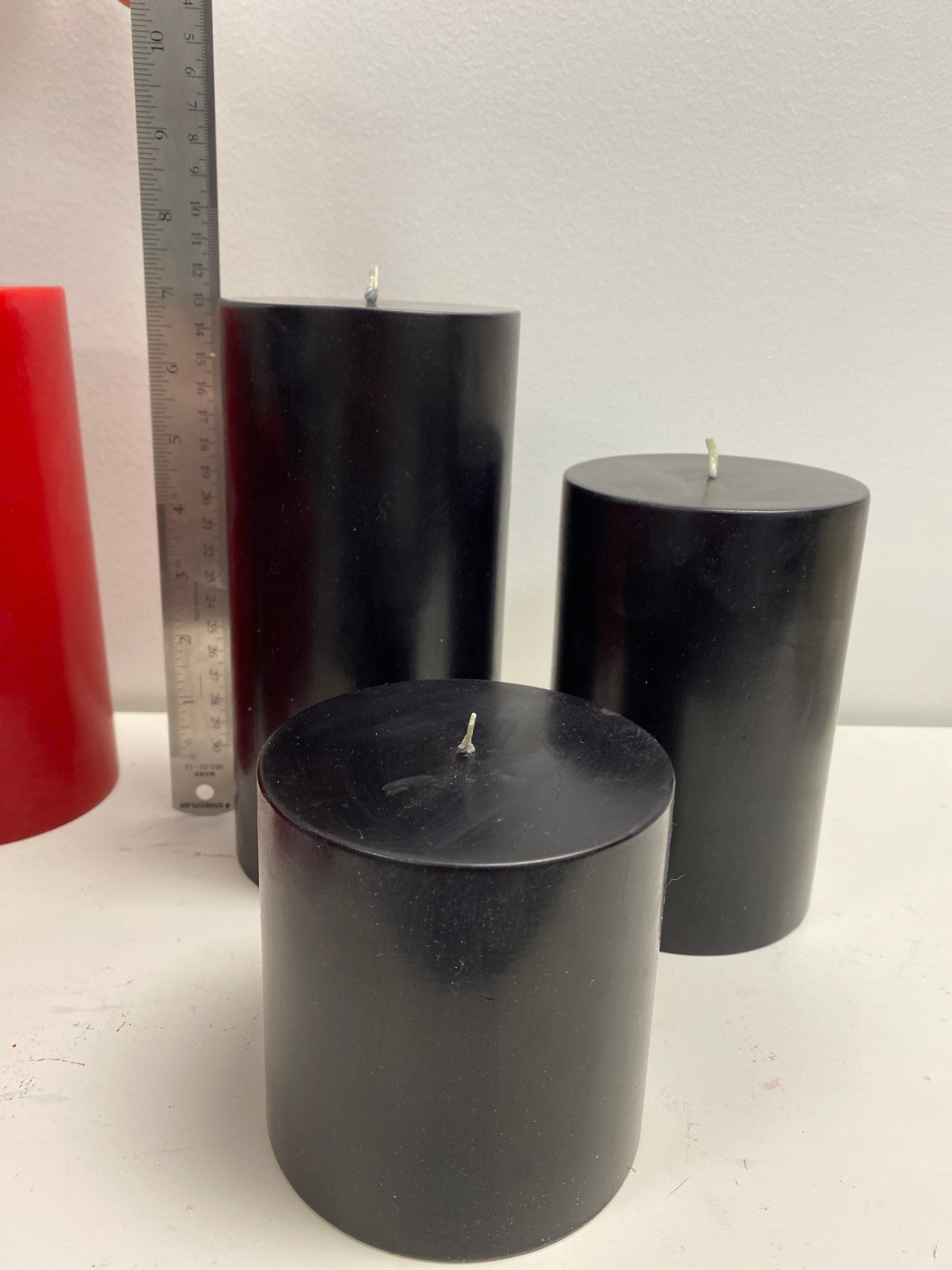 Hand Poured Giant Pillars Candles 4 Inch Diameter 4 Etsy
