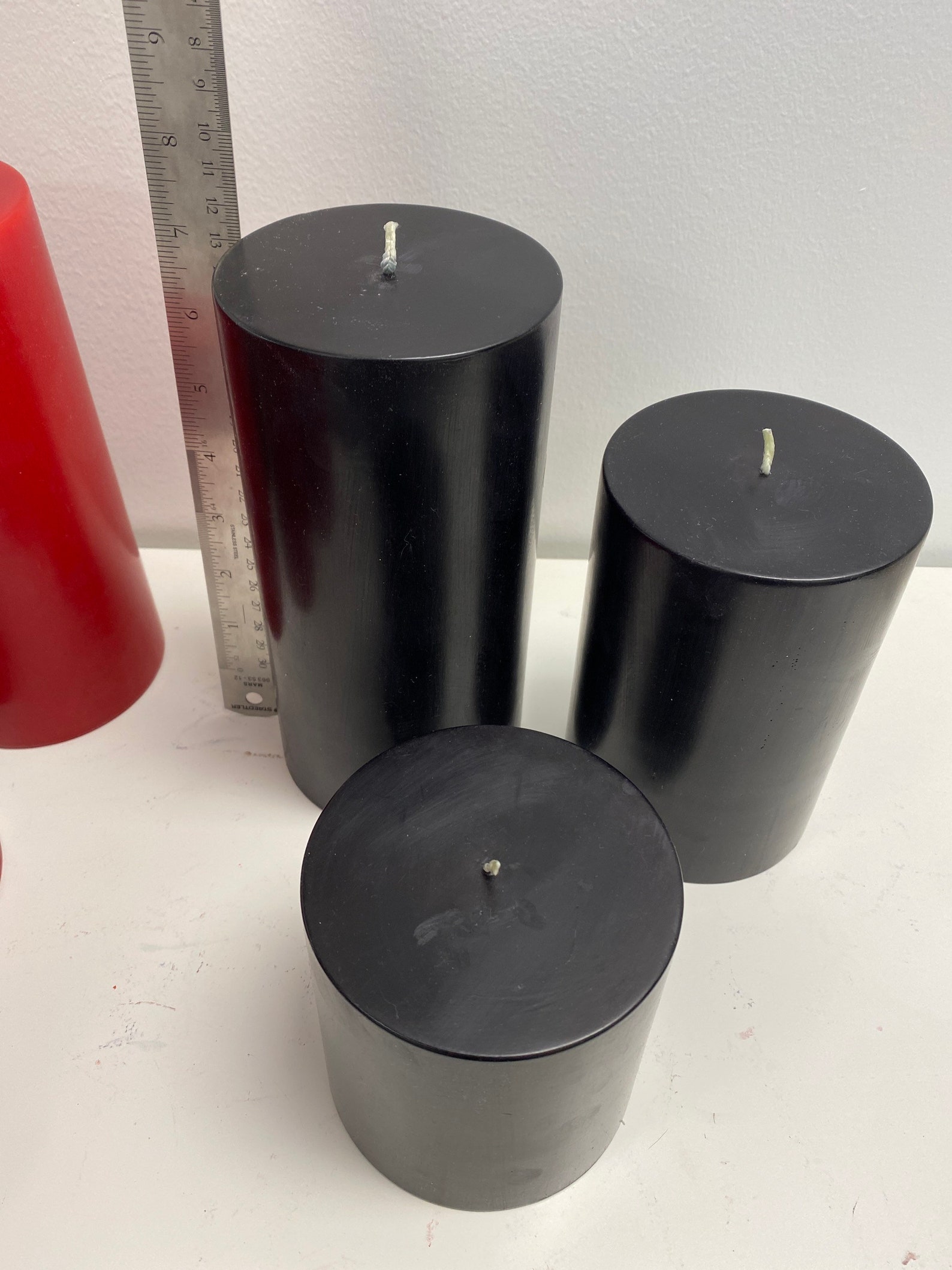 Hand Poured Giant Pillars Candles 4 Inch Diameter 4 Etsy
