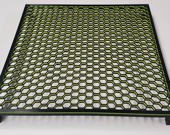 15&quot; x 15&quot; Honeycomb Frag Rack | Free-Standing 3D Printed Coral Rack | Aquarium Reef Display