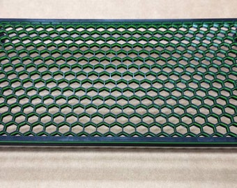 15&quot; x 8&quot; Honeycomb Frag Rack | Free Standing Aquarium Rack | 3D Printed Coral Rack