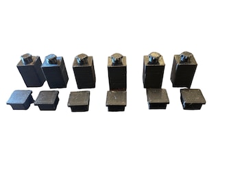 Egg Crate Frag Rack Legs twist lock (6 pack) 3d printed