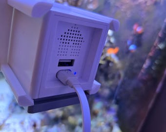 Anti-Glare Wyze Cam Mount: Aquarium, V2, OG, V4 - Suction Cup Holder