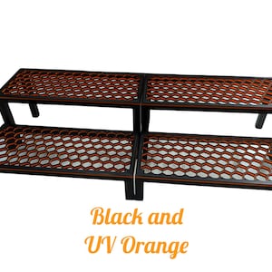 2 tier honeycomb frag rack system for 40 gallon breeder aquarium | Free Standing Aquarium Rack | 3D Printed Coral Rack
