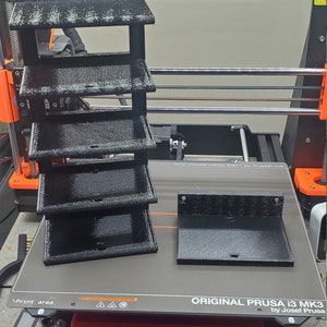 Power brick/Power Supply Organizer shelf, Single or 5 block holder for Cable Management