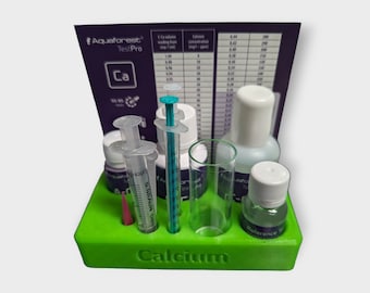 3D Printed organizer for Aquaforest test kits