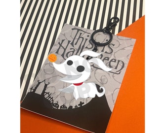 Jack keychain nightmare keychain sally keychain Christmas keychain Halloween keychain nightmare gift Christmas stocking stuffer