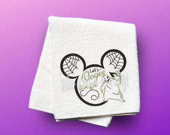nightmare towel Christmas towel embroidered hand towel NBC embroidered hand towel NBC housewarming gift kitchen decor bathroom towels