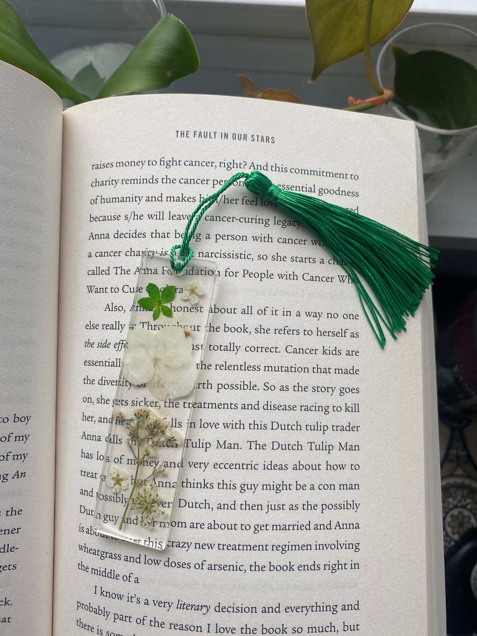 Dried Flower Bookmark Short Etsy