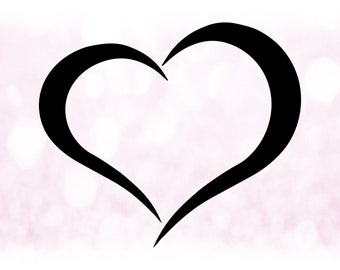 Free Free Half Heart Outline Svg 559 SVG PNG EPS DXF File