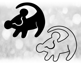 photo How To Draw Baby Simba From The Lion King simba symbol etsy