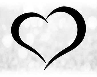 Download Heart Outline Svg Etsy