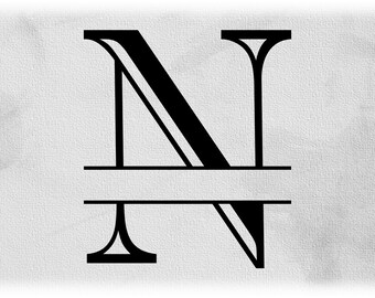 Capital Letter N Etsy