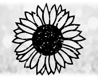 Download Sunflower Petals Svg Etsy