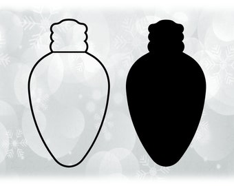 Download Christmas Bulb Svg Etsy