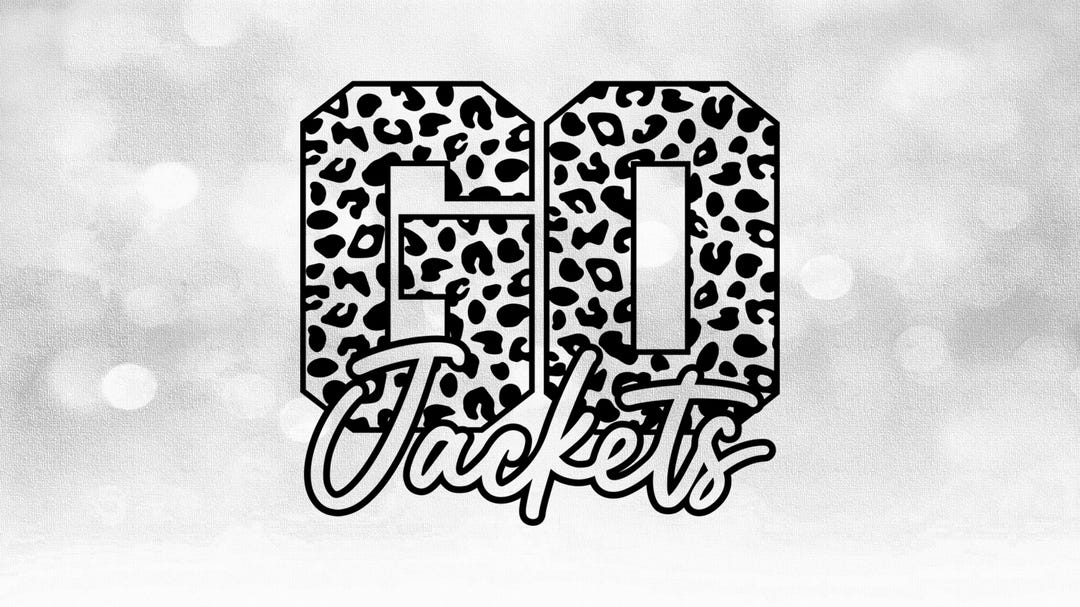 Sports Clipart: Black Leopard Skin / Cheetah Pattern 