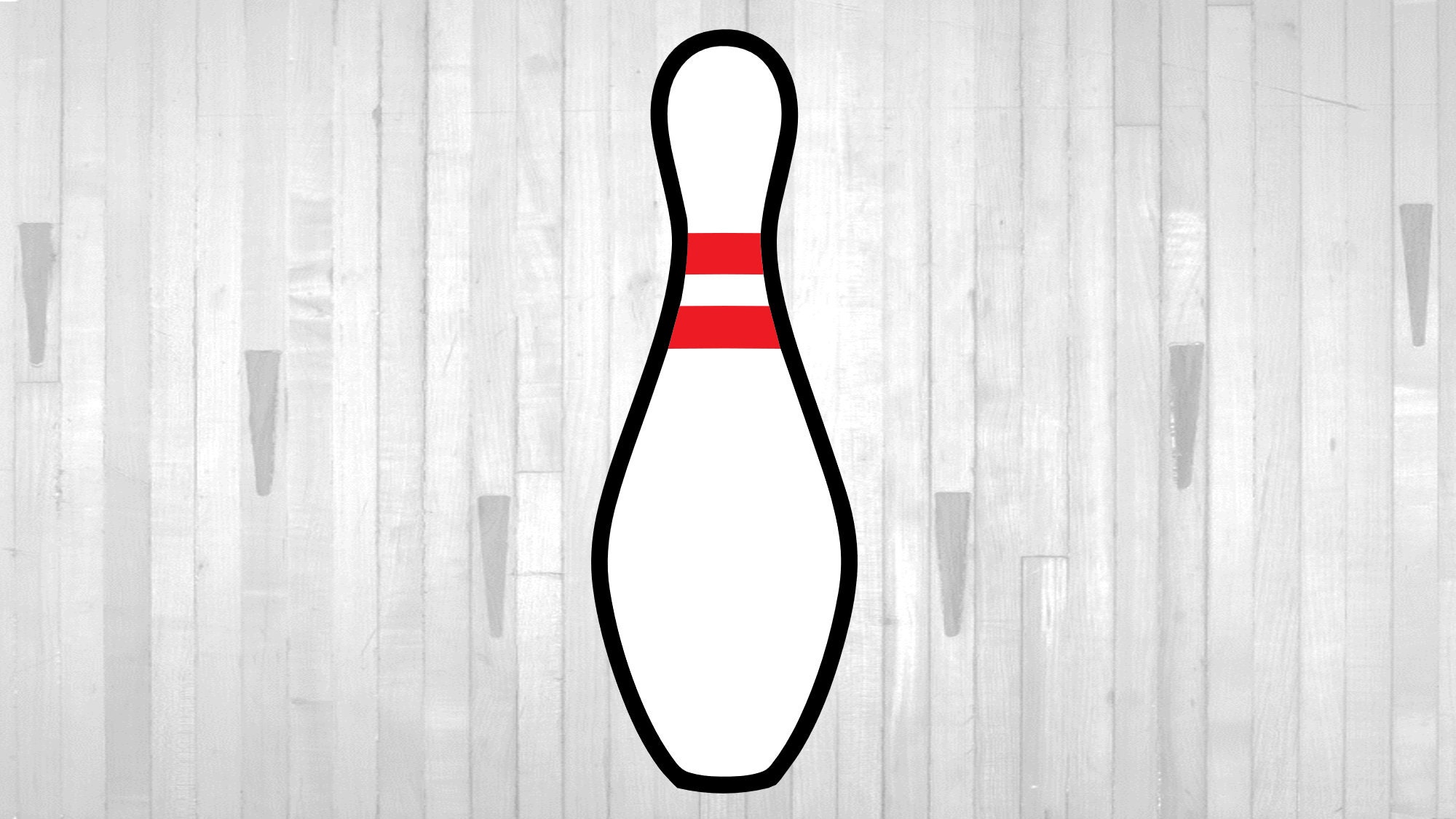 Bowling Alley Lane Clipart
